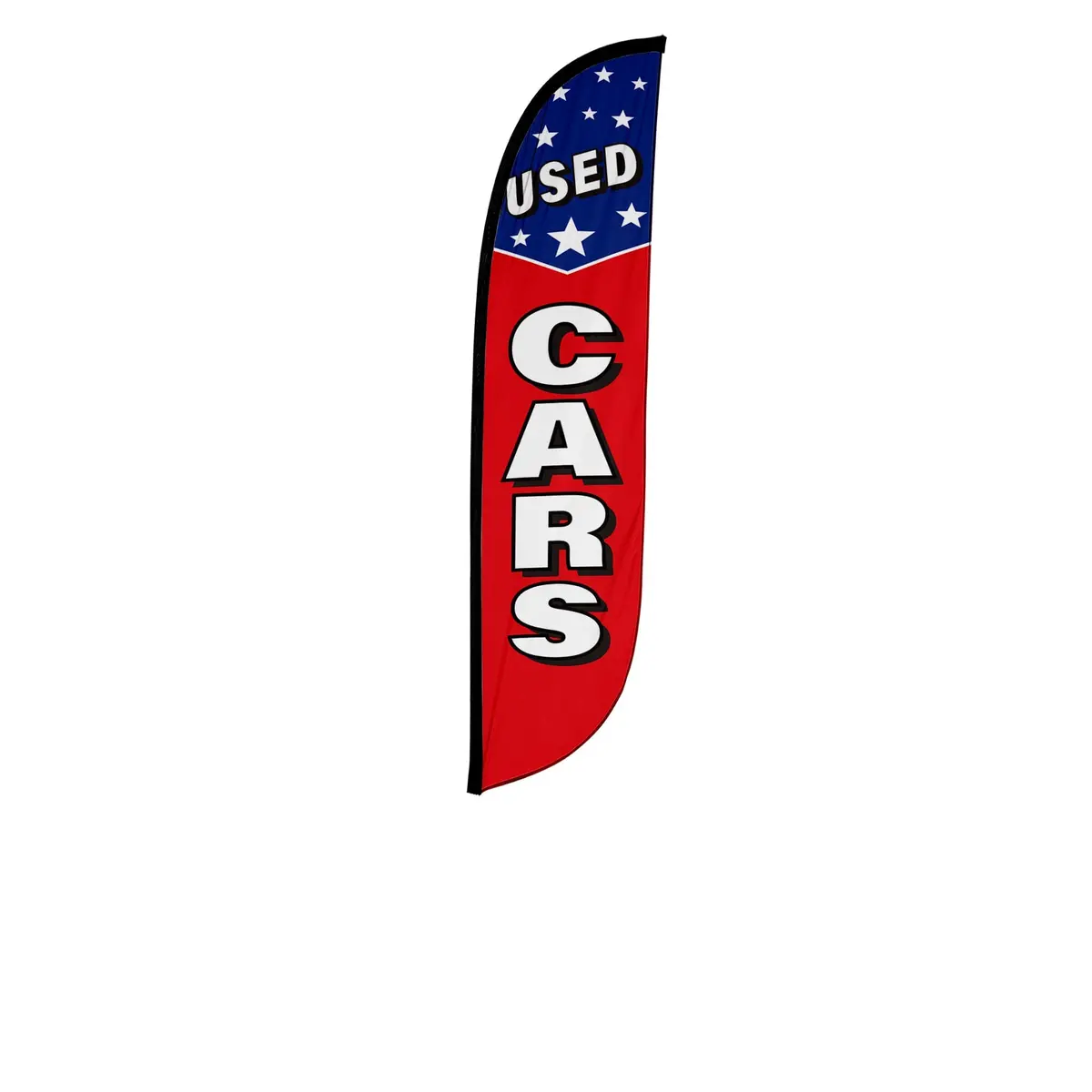 Used Cars Feather Flag With Stars 1