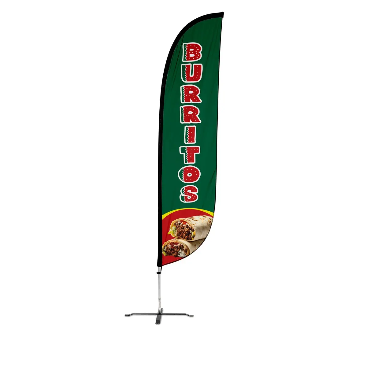 Burrito Feather Flag 7