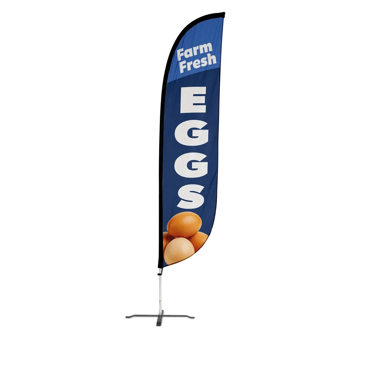 Farm Fresh Eggs Feather Flag 7