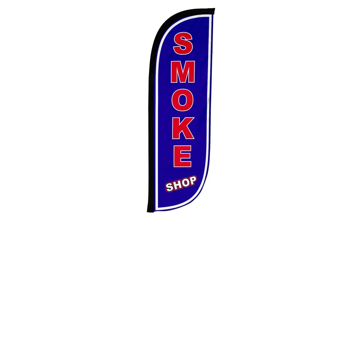 Smoke Shop Feather Flag Blue 1