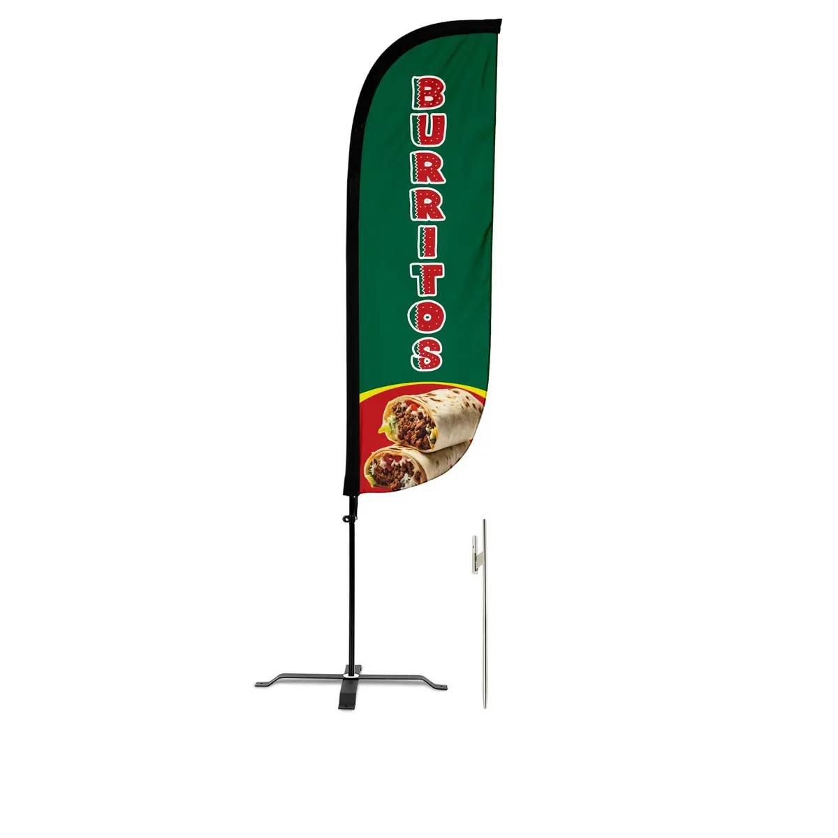Burrito Feather Flag 8