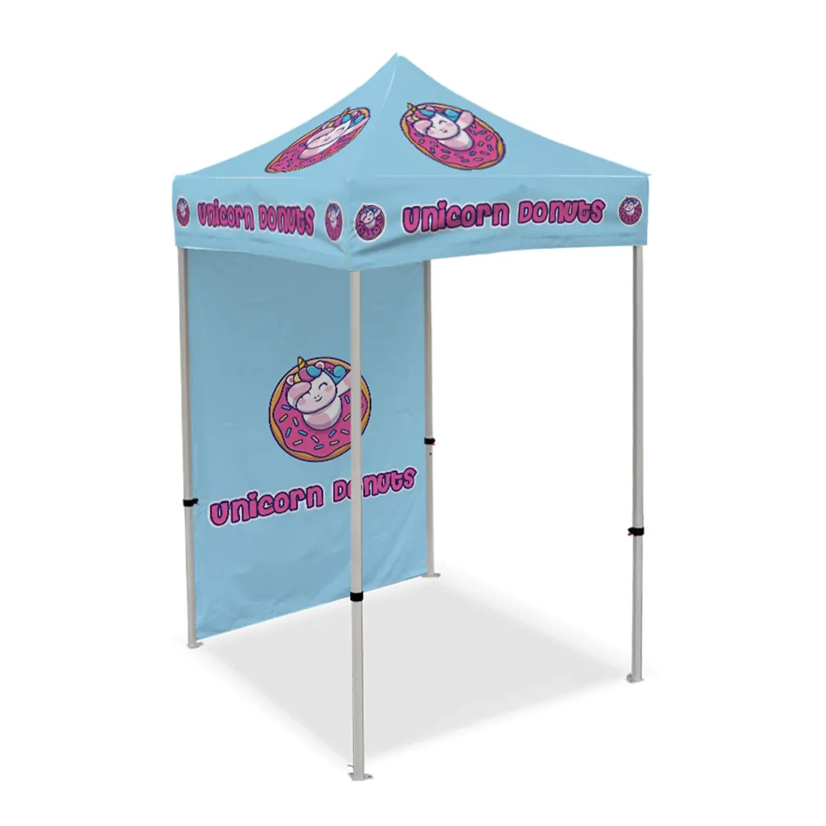 Custom Canopy Tent With Back Wall 3