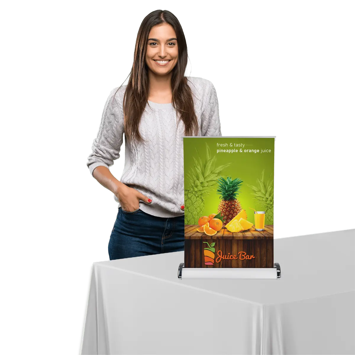 Custom Tabletop Retractable Banner 1