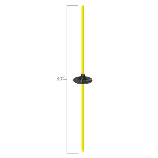 Balloon Ground Stake Fiberglass With Stakemate Ground Plate 1