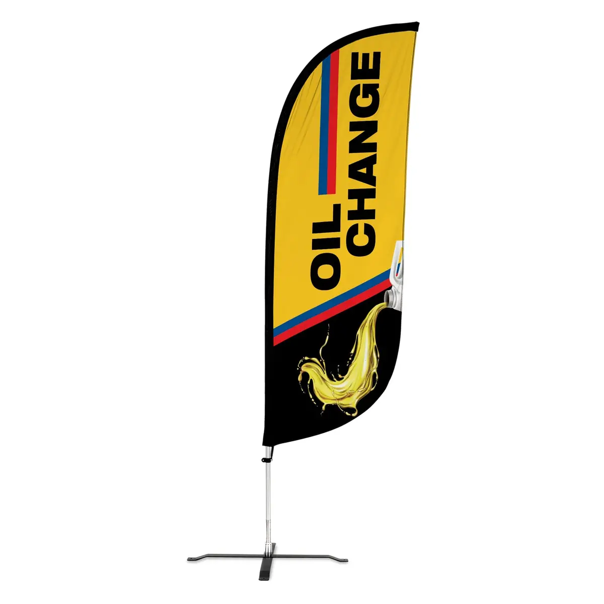8Ft Oil Change Feather Flag 7