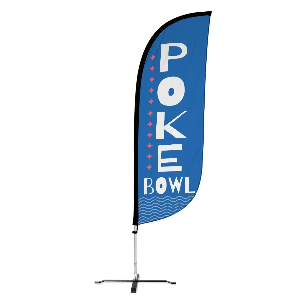 8Ft Poke Bowl Feather Flag 3