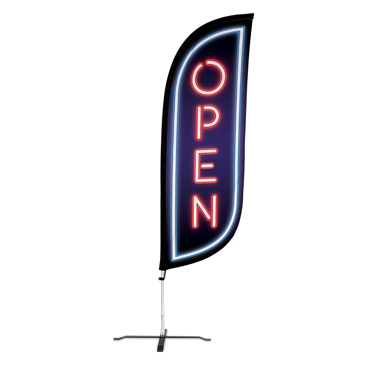 8Ft Neon Open Feather Flag 3