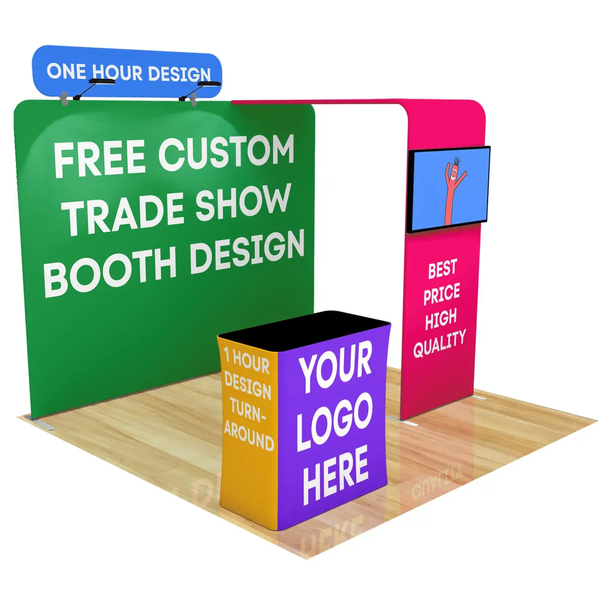 10X10 Trade Show Booth 24