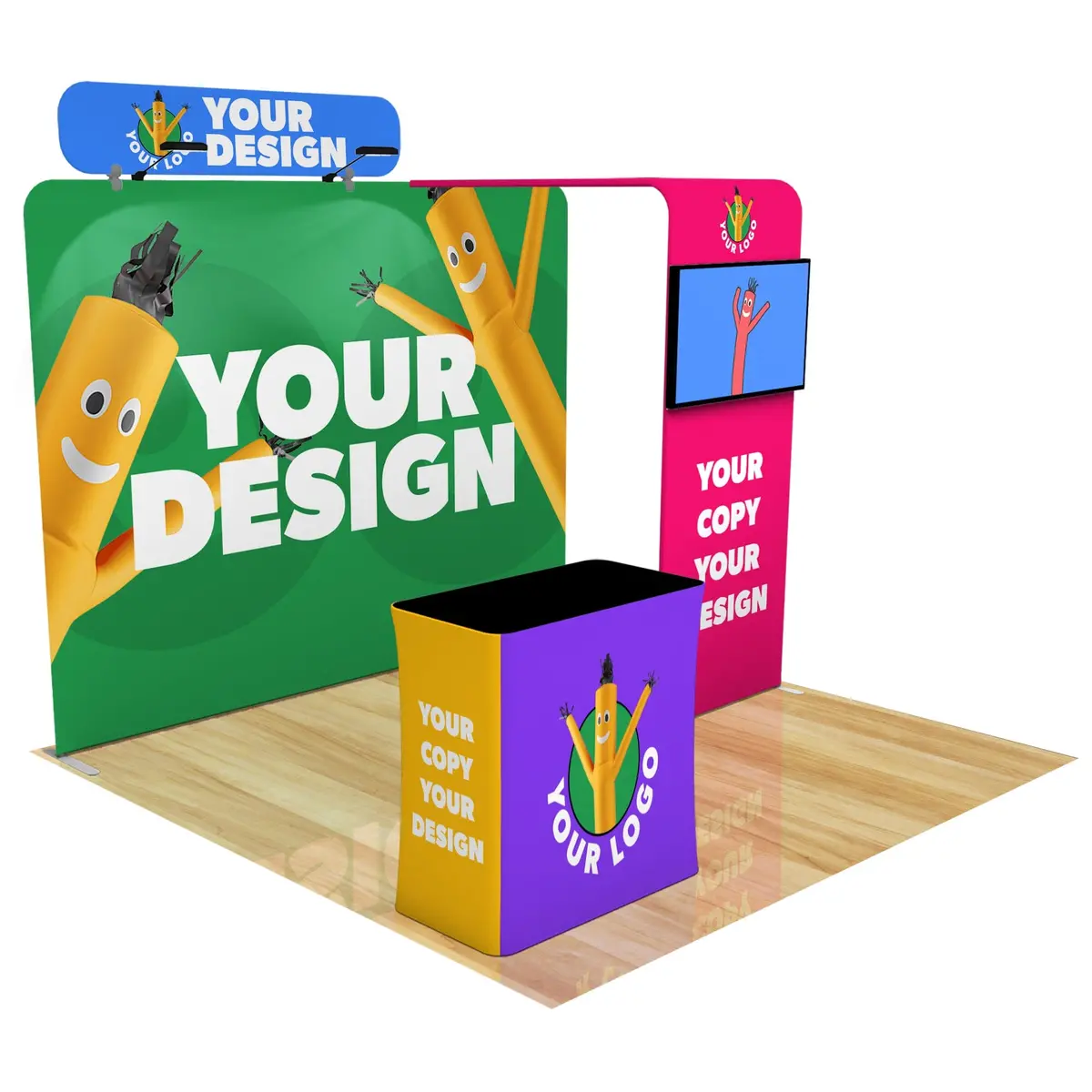 Custom 10Ft Trade Show Display With Archway 1