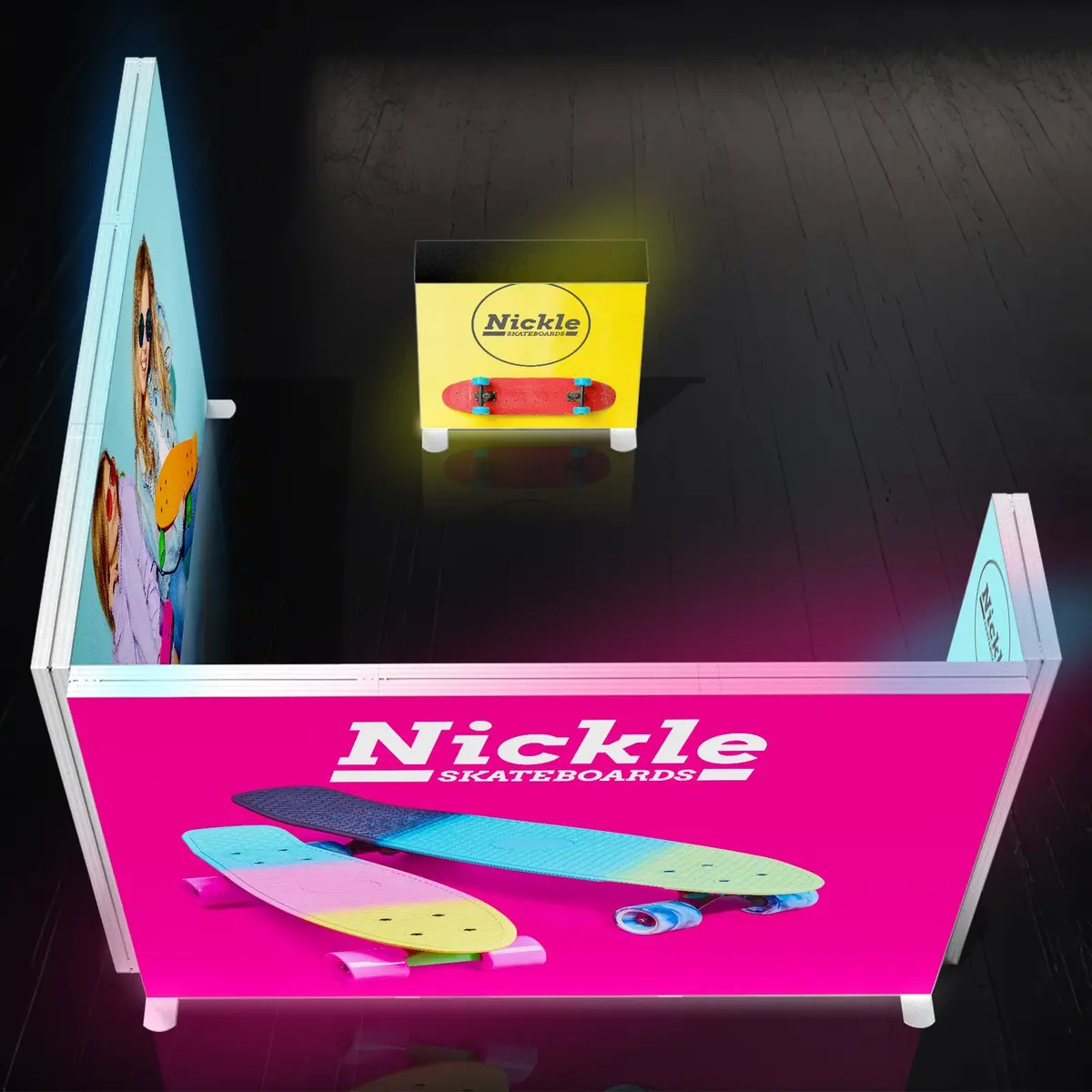 Backlit Trade Show Booth Seg Corner & Partition 5