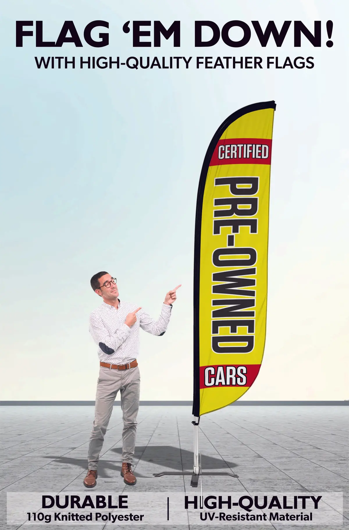 Certified Pre-Owned Feather Flag 2