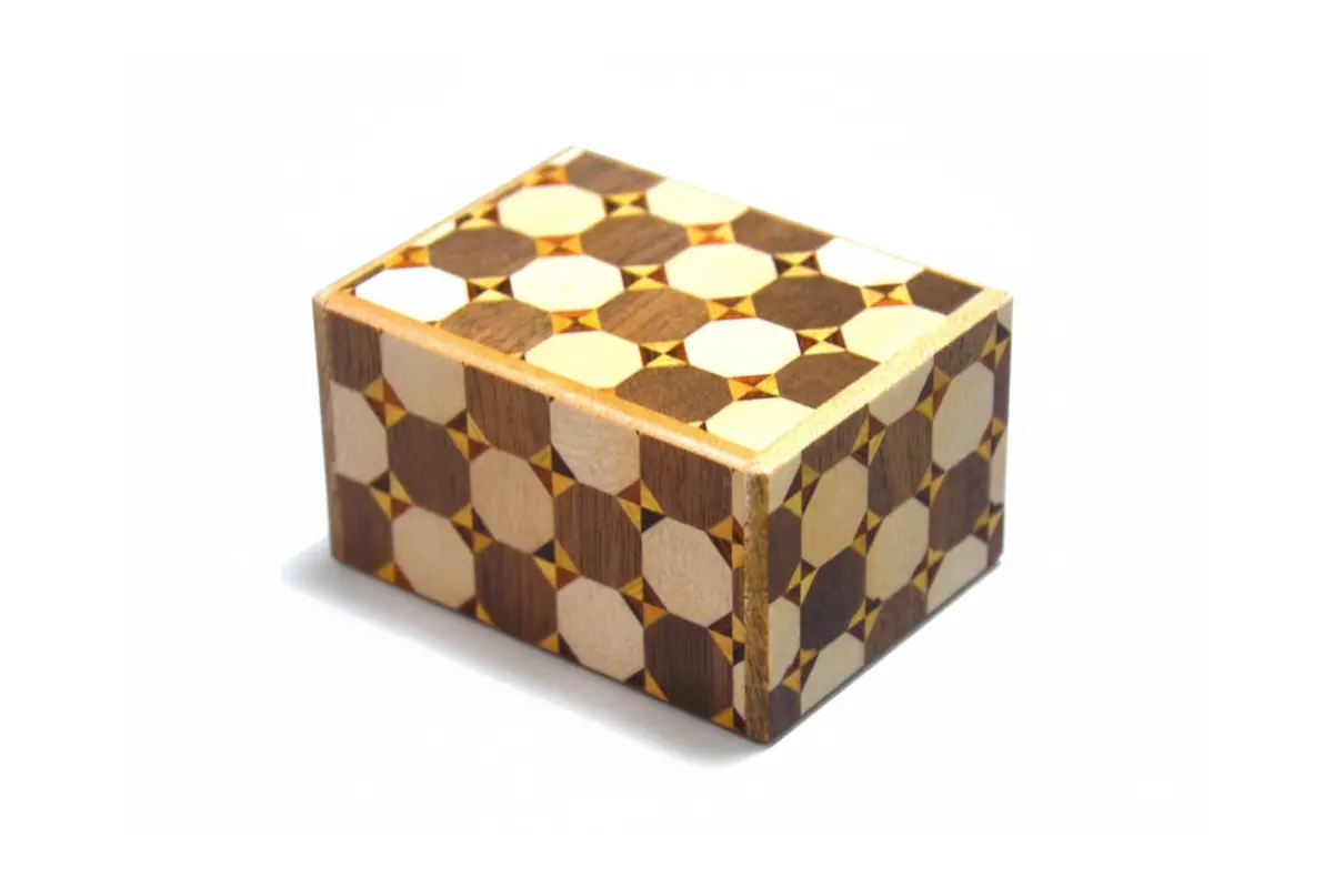 Mini 12 Step Yakko Japanese Puzzle Box – Handcrafted Secret Box 1