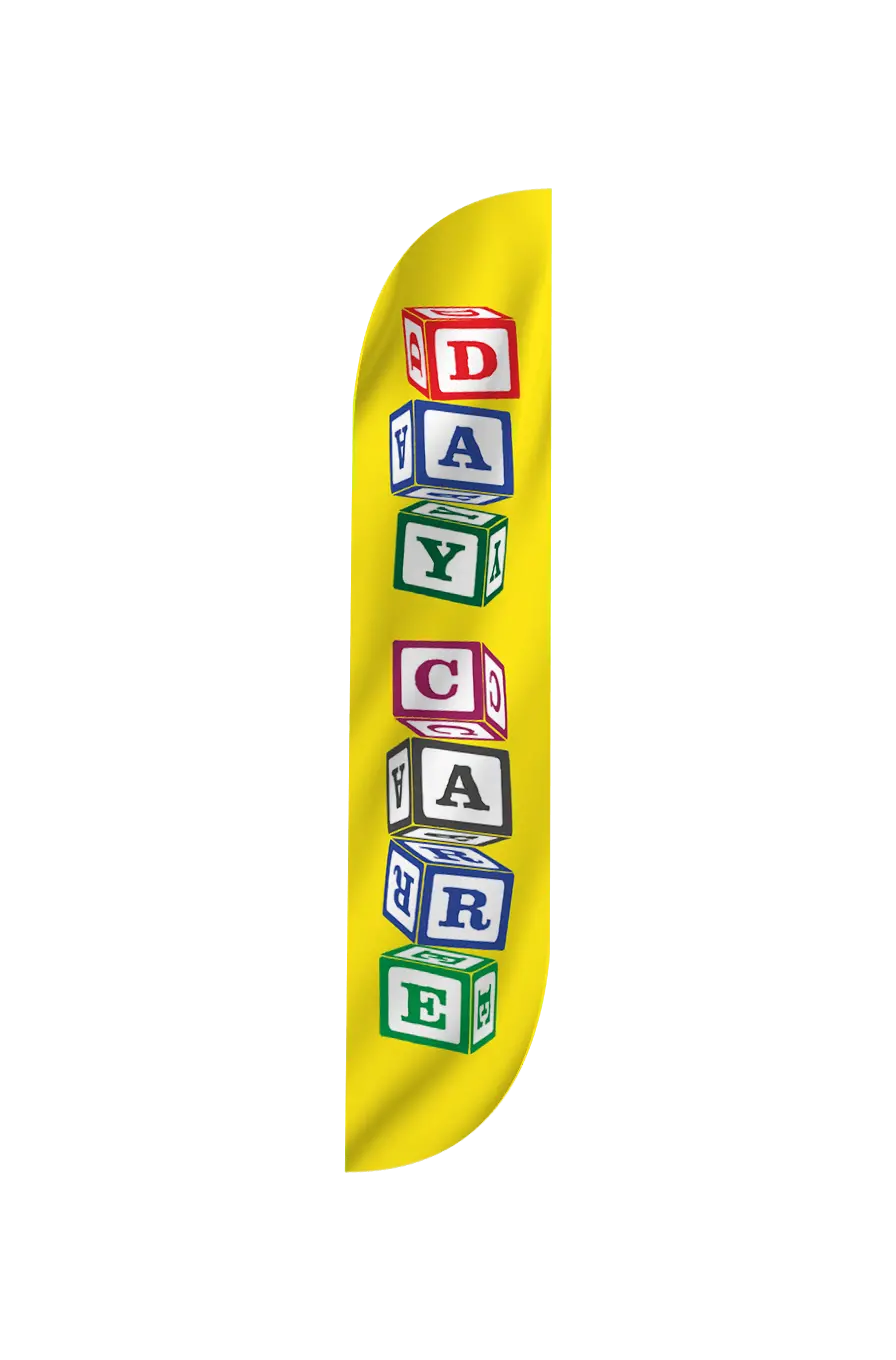 Day Care Feather Flag Blocks 2