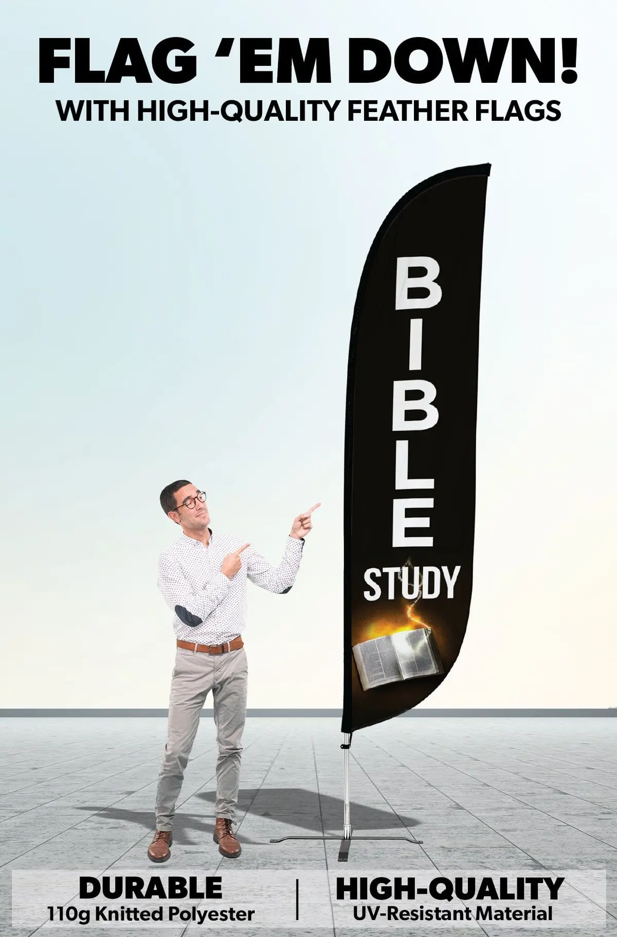 Bible Study Feather Flag 2