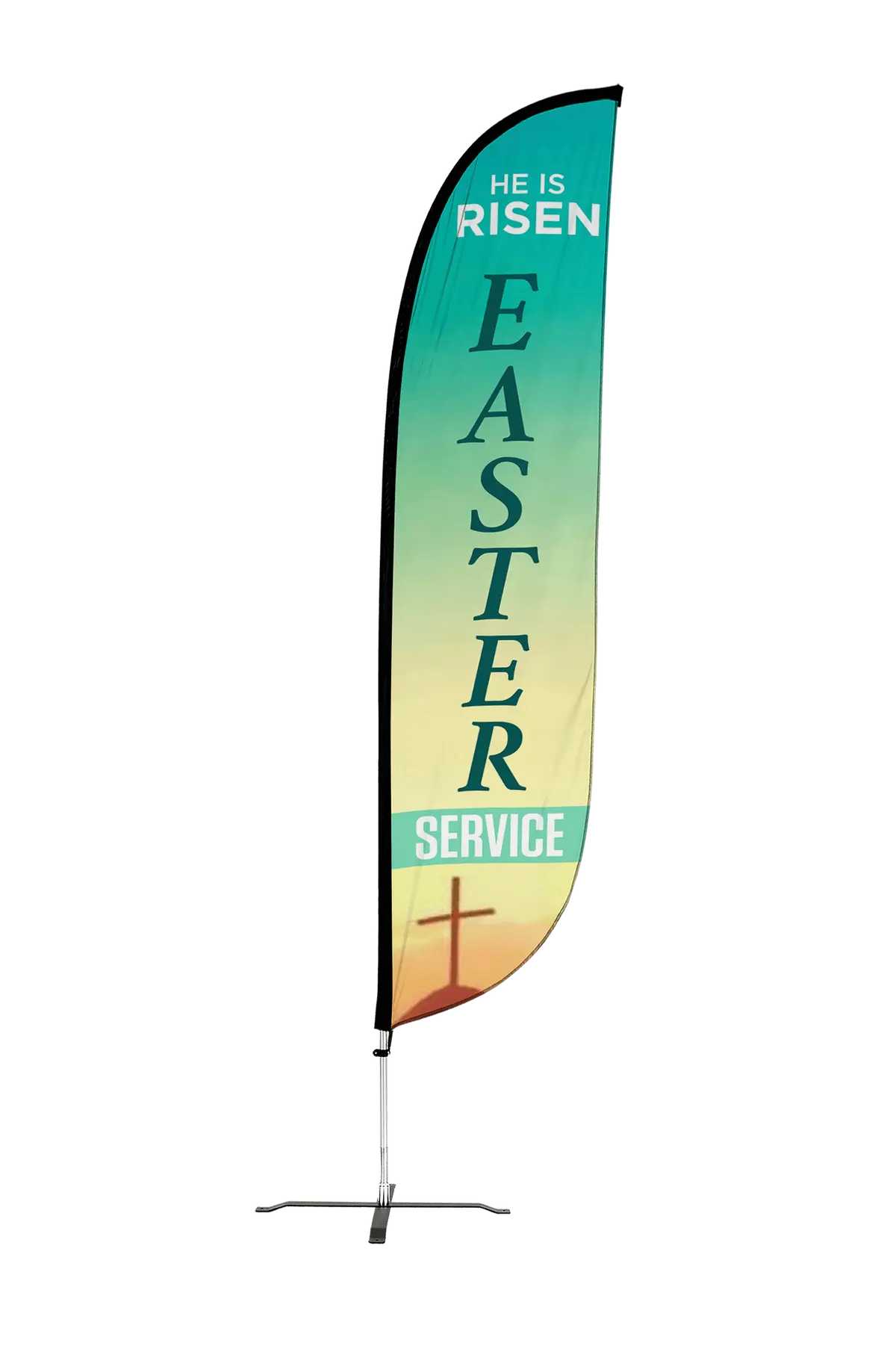 Easter Service Church Feather Flag 1
