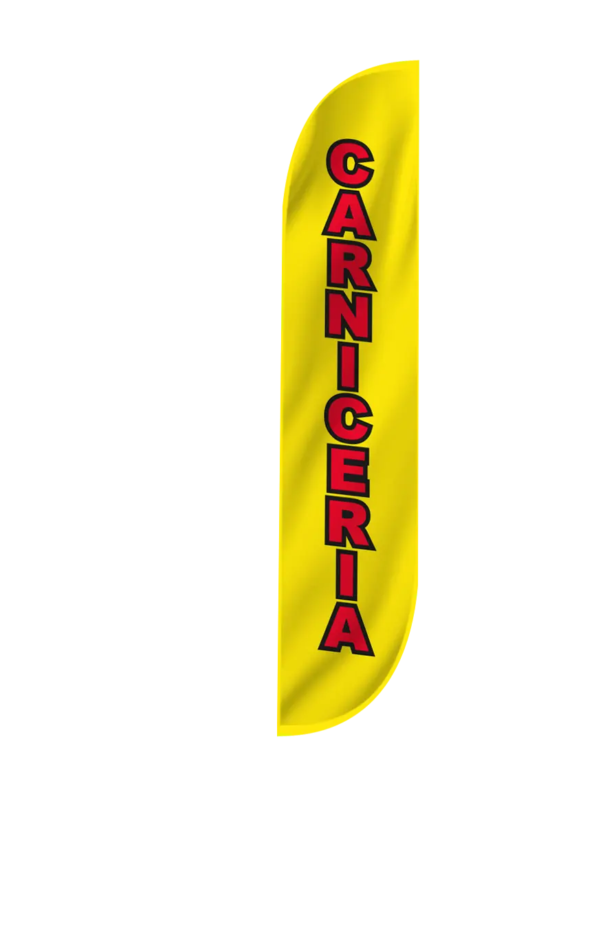Carniceria Feather Flag 2