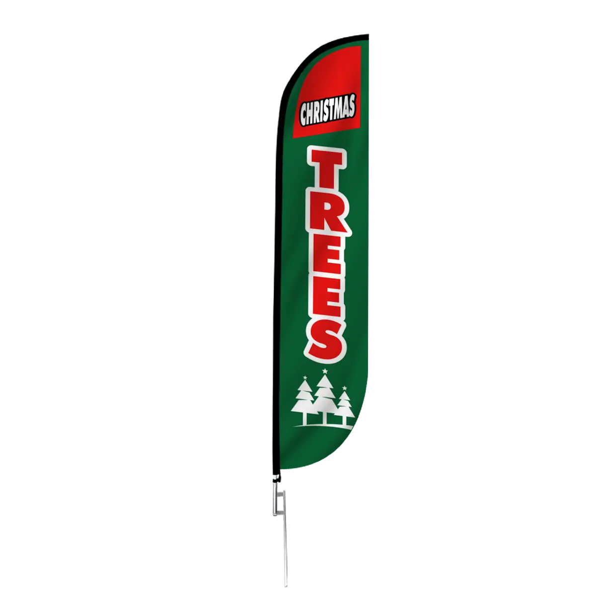 Christmas Trees Feather Flag 2