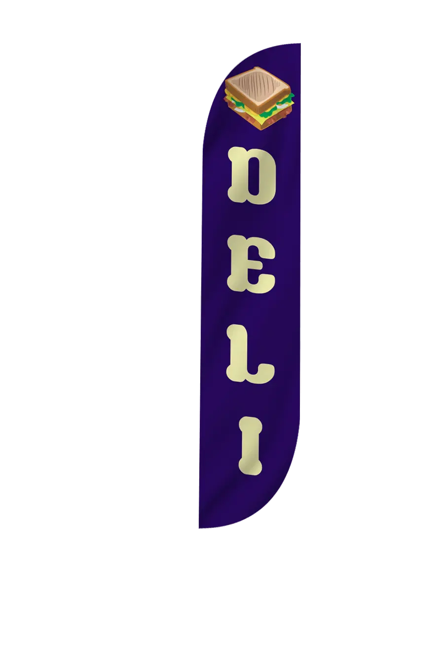 Deli Feather Flag Blue 2
