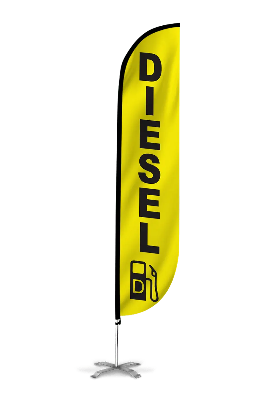 Diesel Feather Flag 1