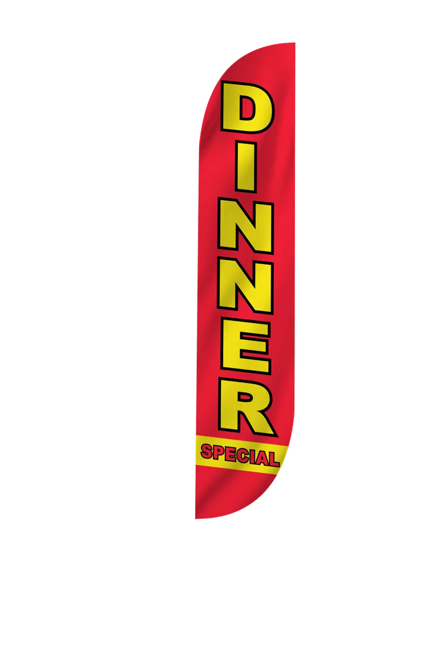 Dinner Special Feather Flag 2