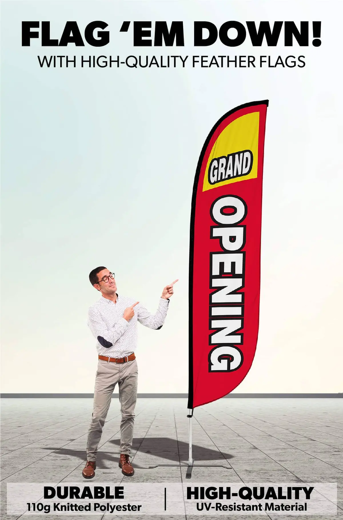 Grand Opening Feather Flag 2