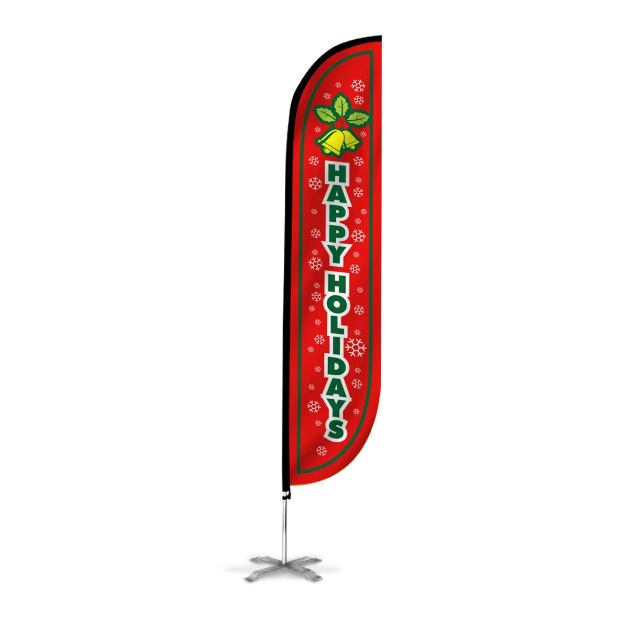 Happy Holidays Feather Flag 1