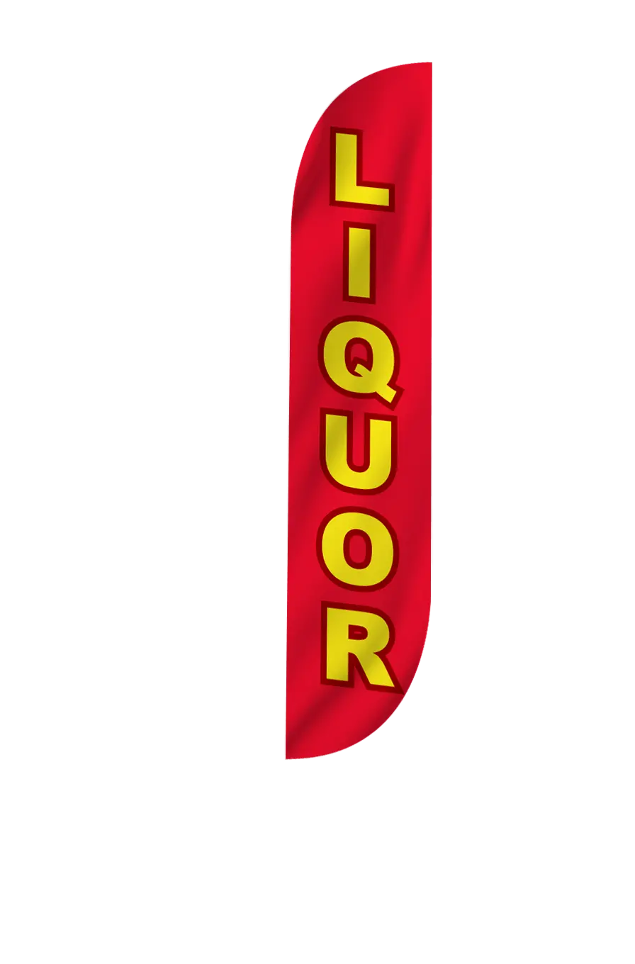 Liquor Feather Flag 2