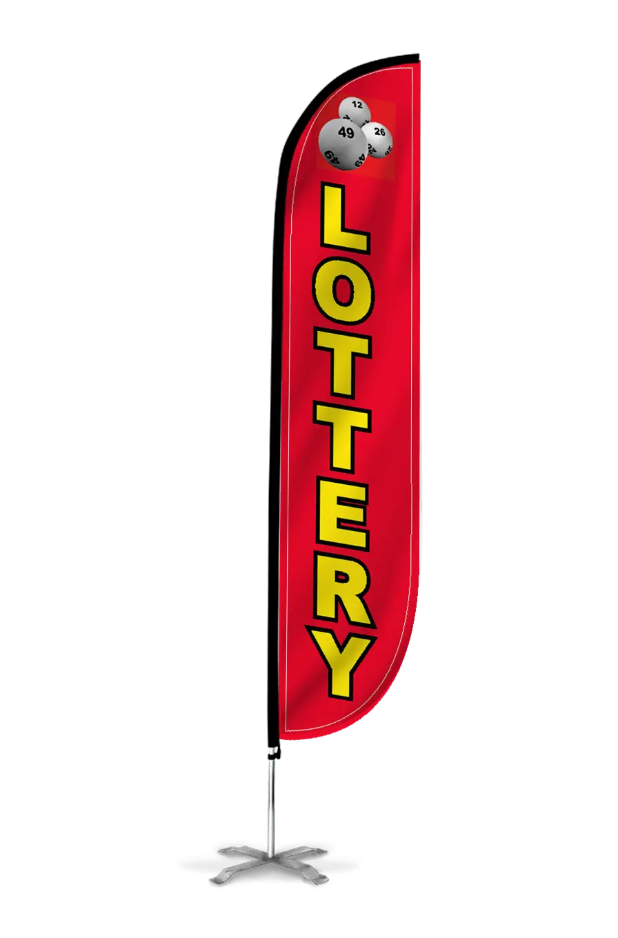 Lottery Feather Flag 1