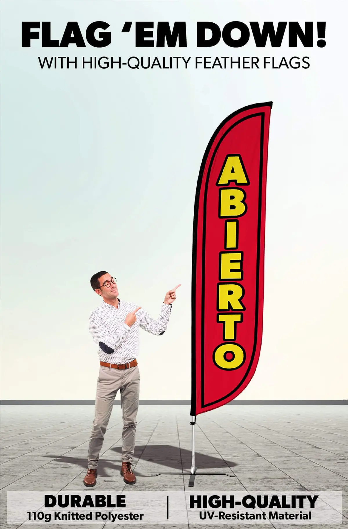 Abierto Feather Flag 2