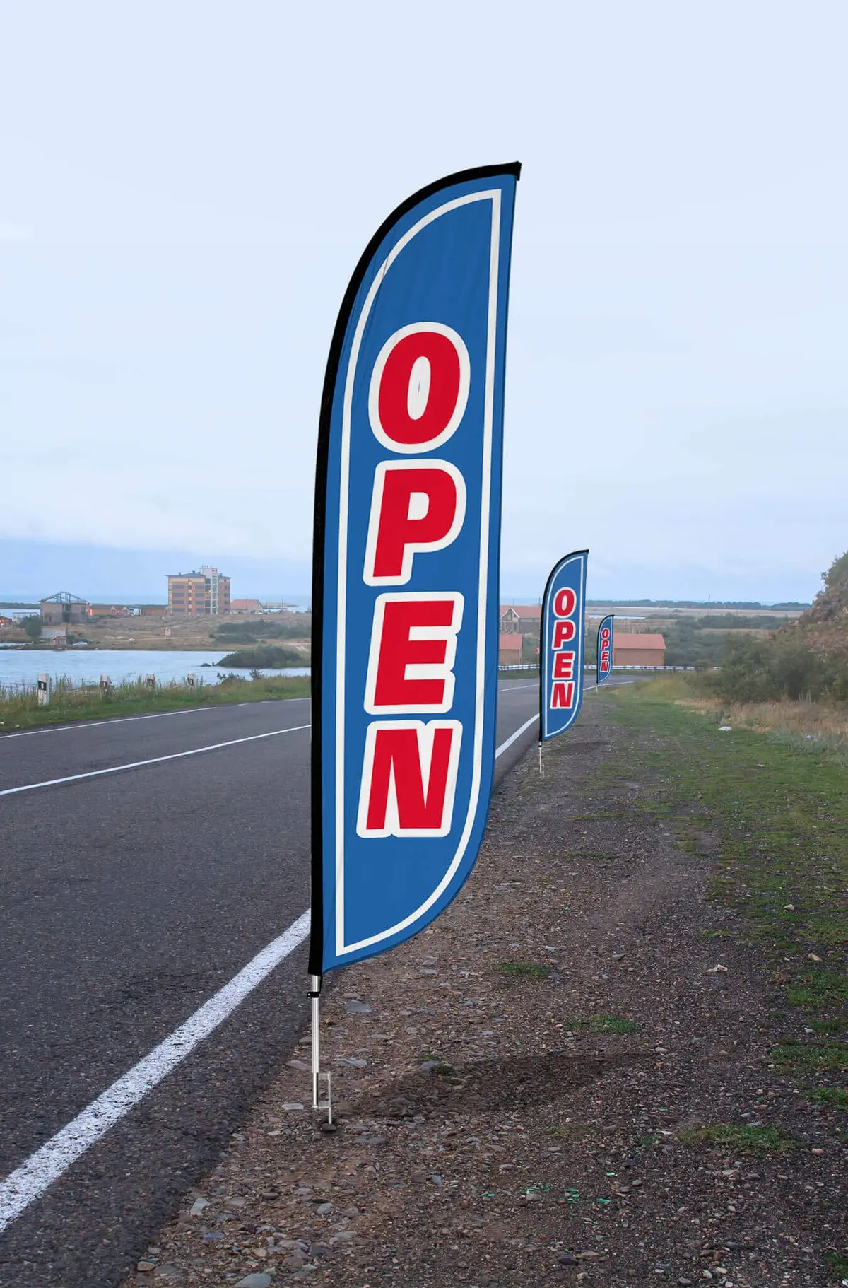 Open Feather Flag 5