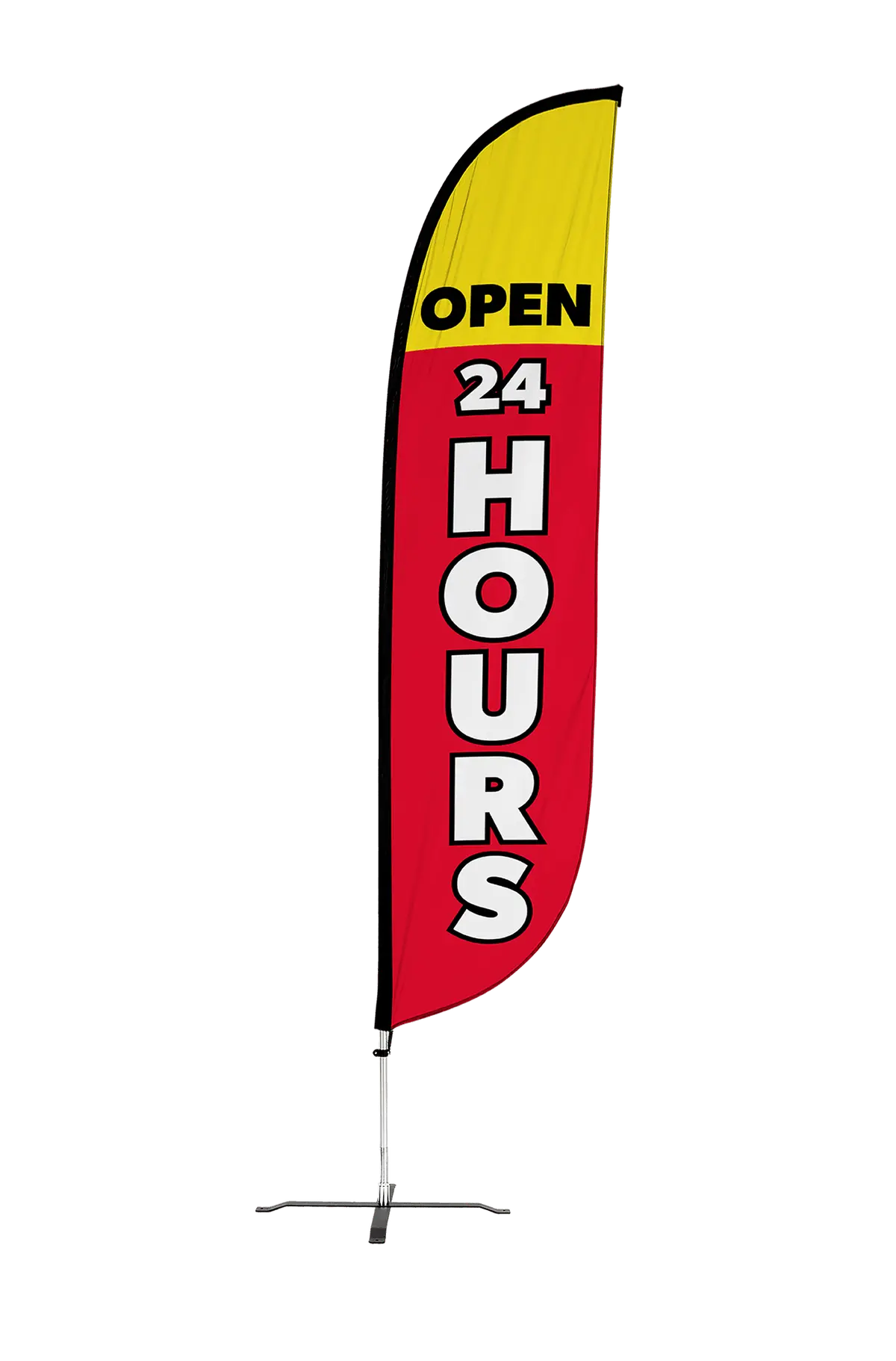 Open 24 Hours Feather Flag 1