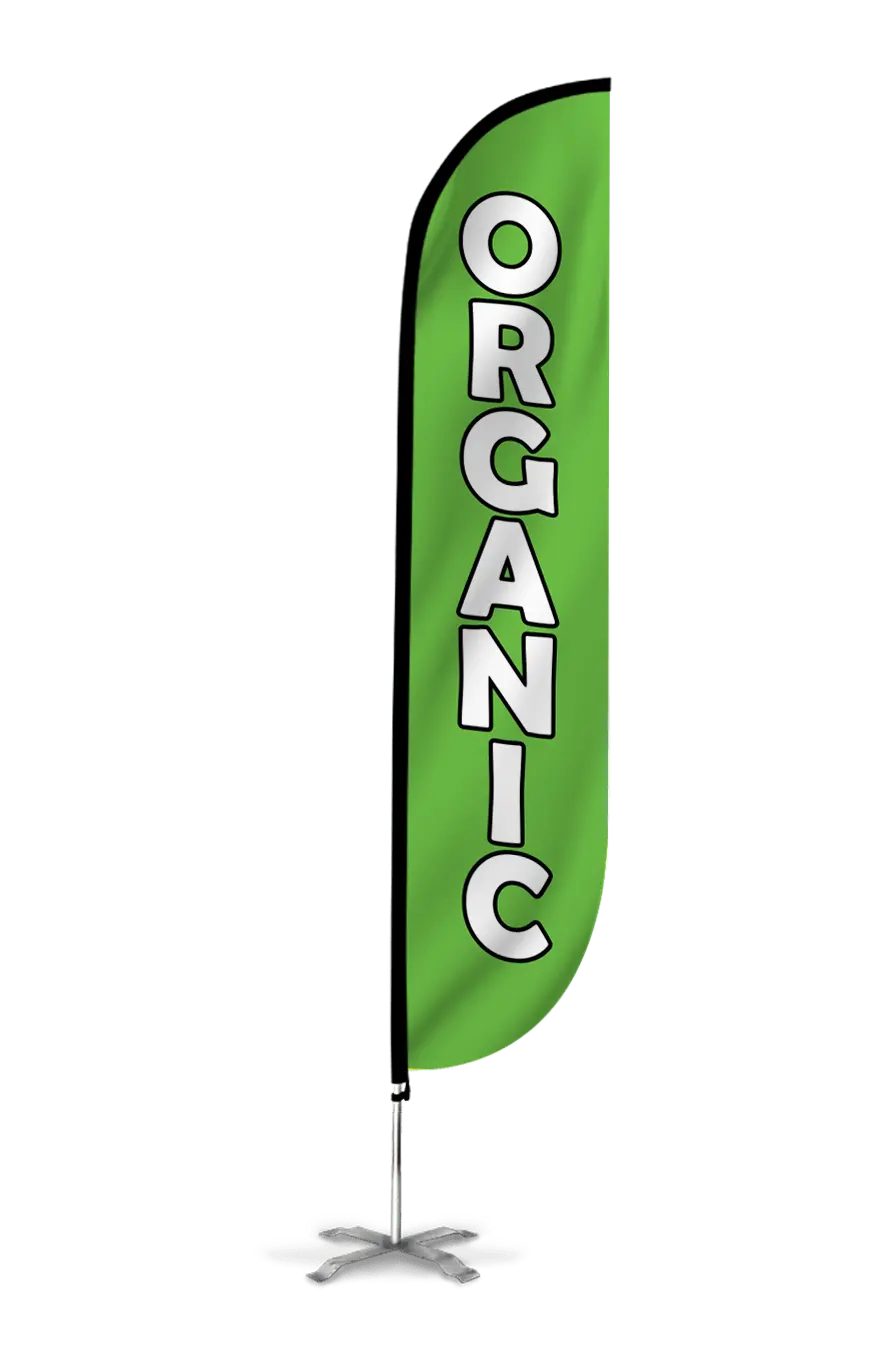 Organic Feather Flag 1