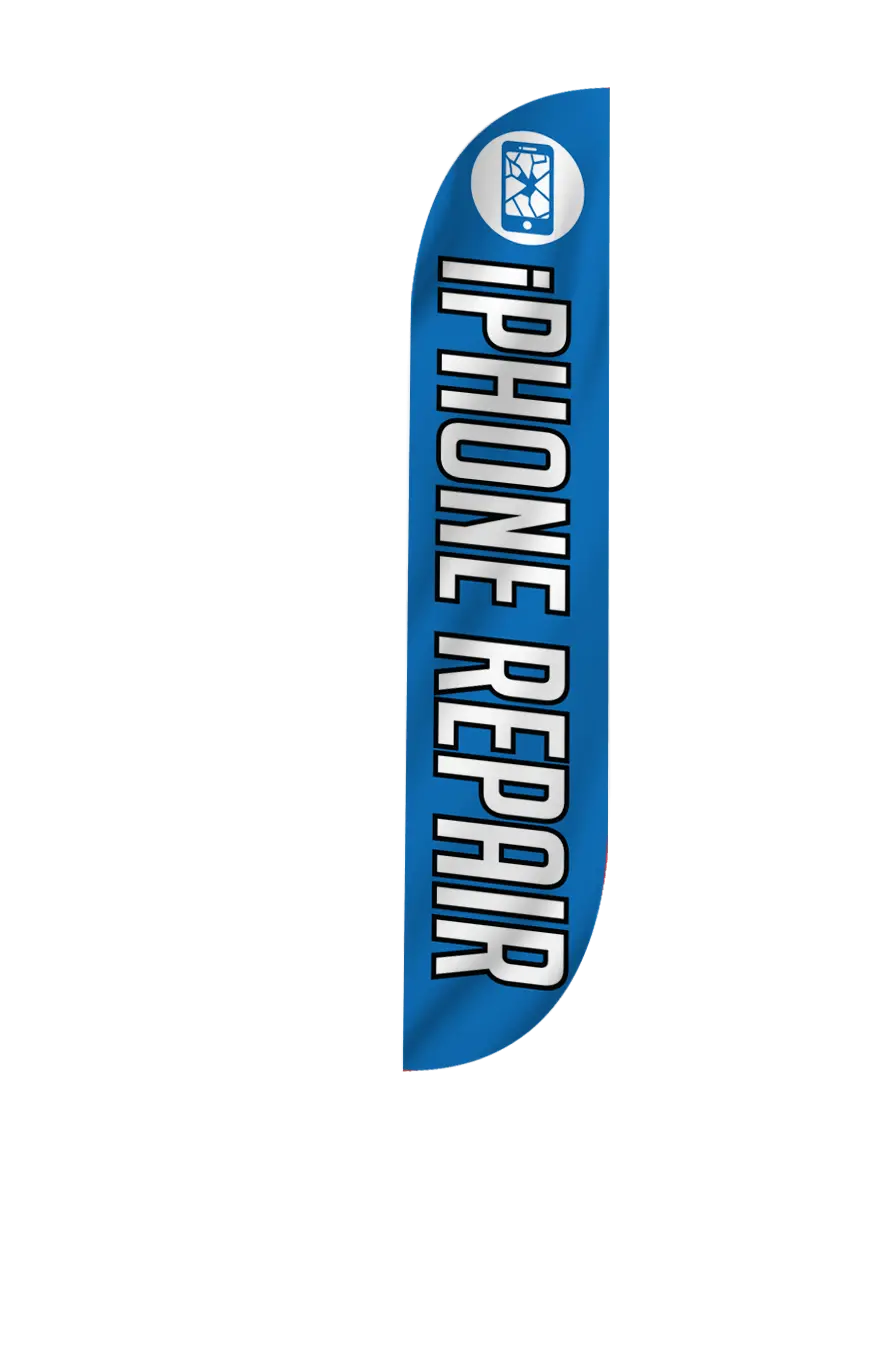 Iphone Repair Feather Flag 2