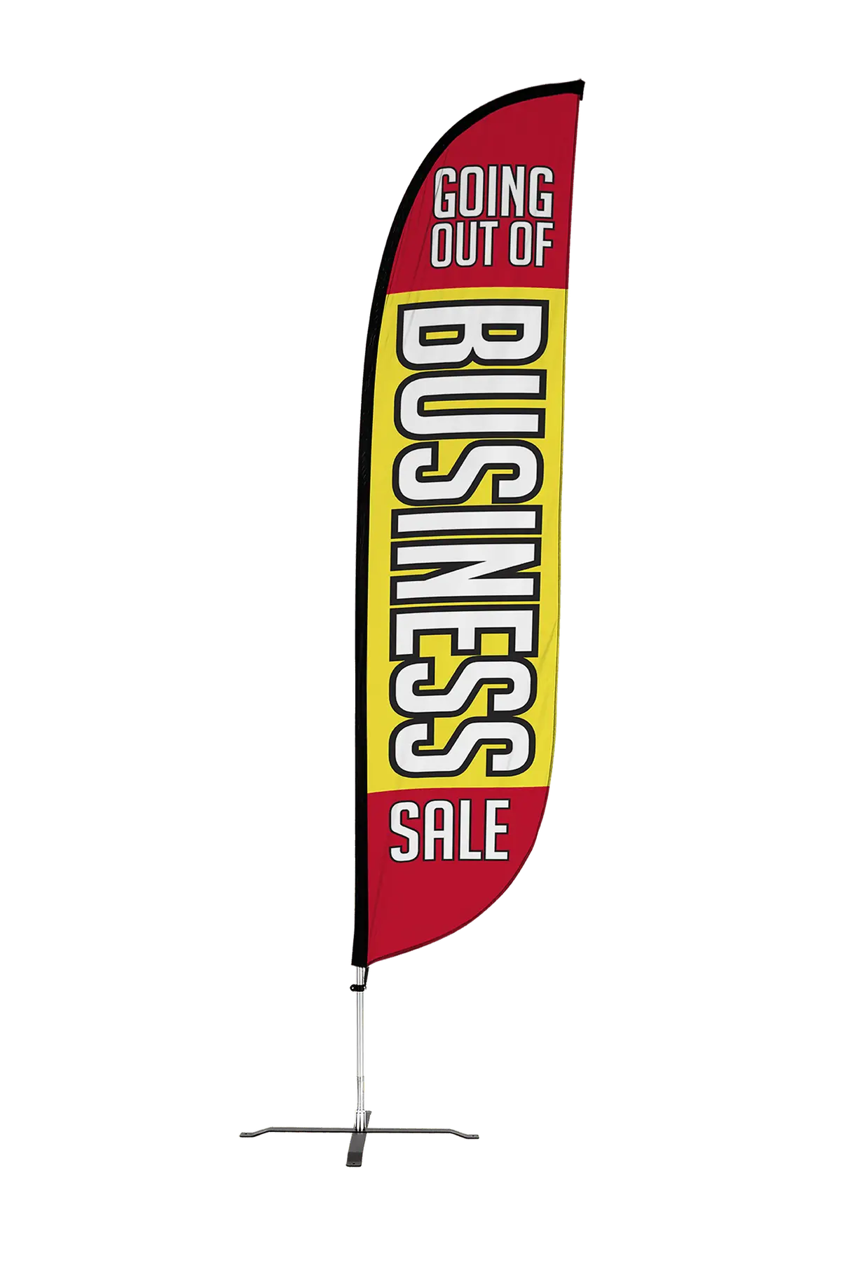 Going Out Of Business Sale Feather Flag 1
