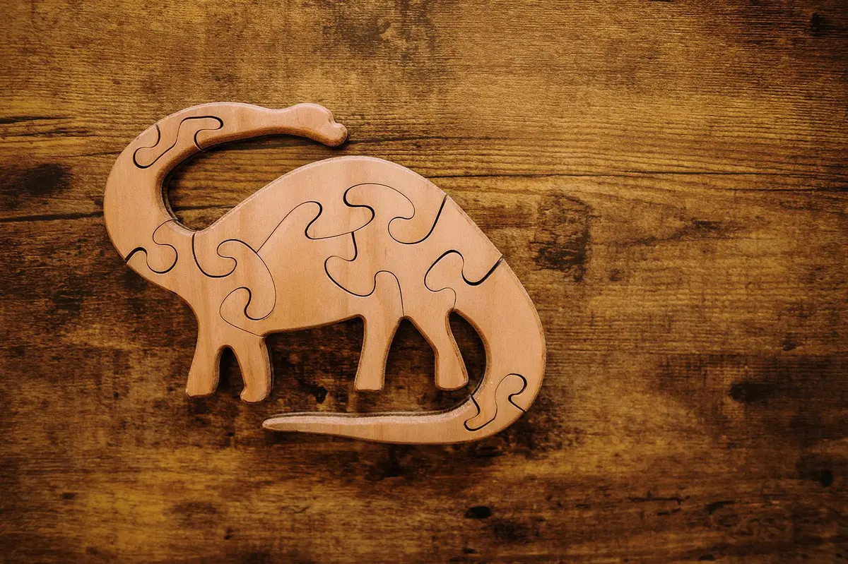 Double-Sided Brontosaurus Puzzle 1