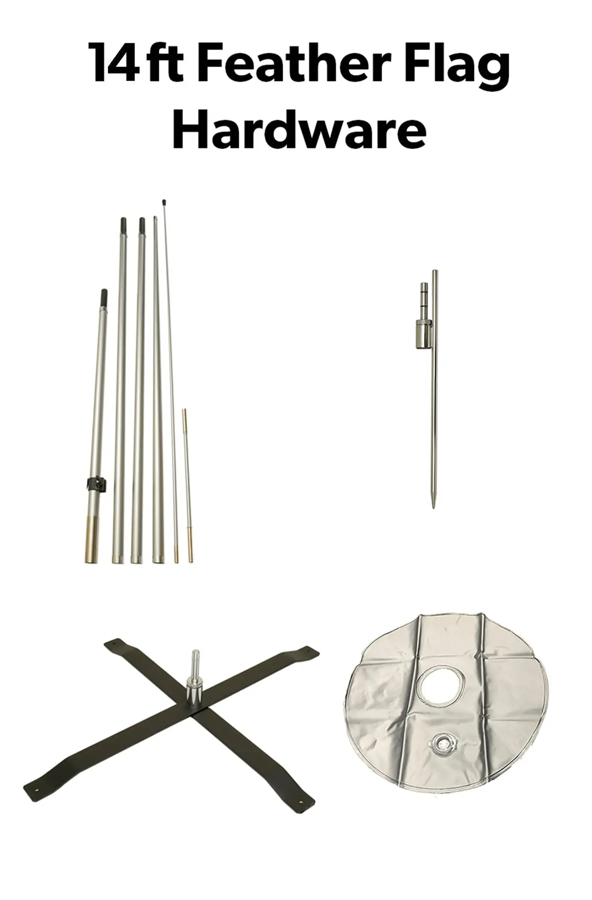 14Ft Feather Flag Hardware 1