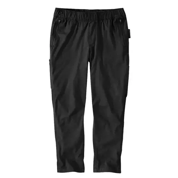 Women's Force Relaxed Fit Ripstop Work Pant - Black 1