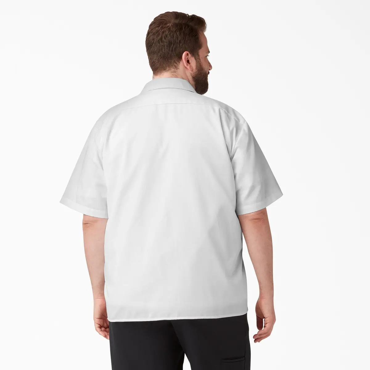 Short Sleeve Work Shirt, White 6