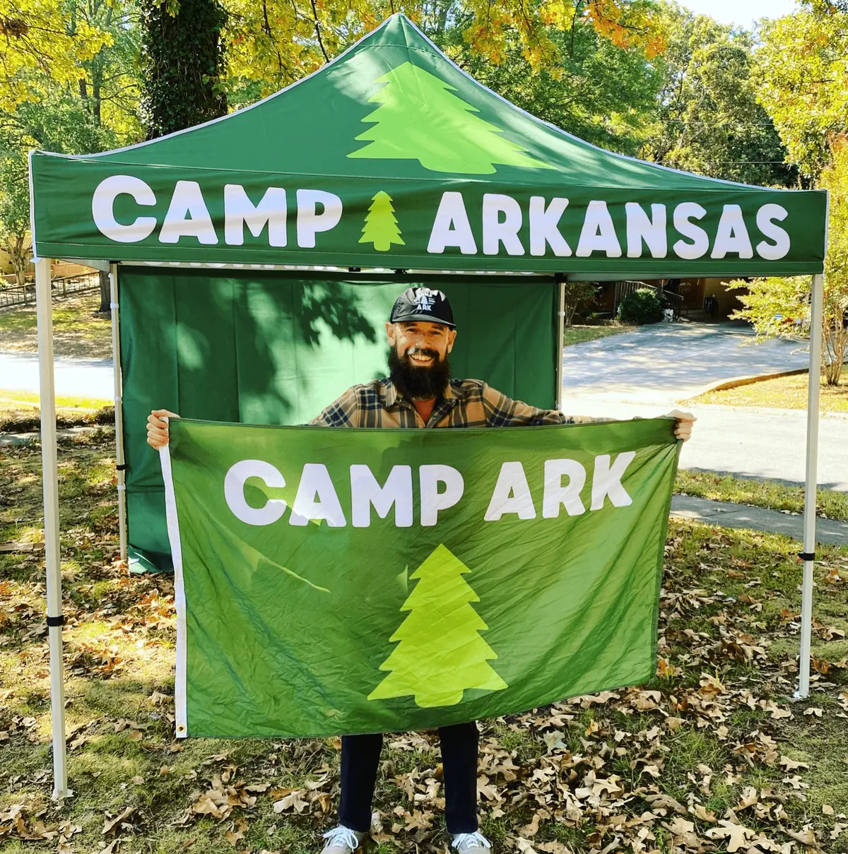 Custom Canopy Tent With Back Wall 2