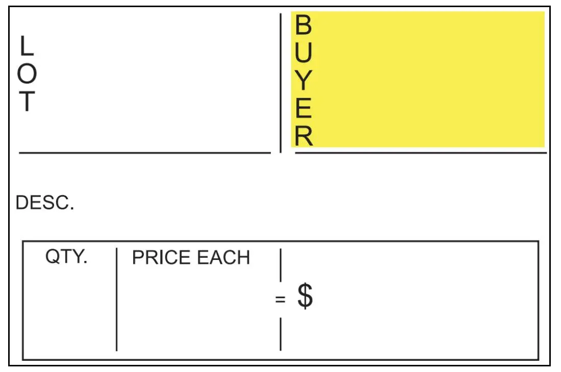 18 Ticket Clerk Sheets (100/Pack) 1
