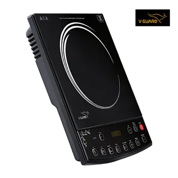 V-Guard Induction Cooktop Vic 12 | 1800 W | Led Display | Soft Touch Controls | 4 Hour Timer Function 1