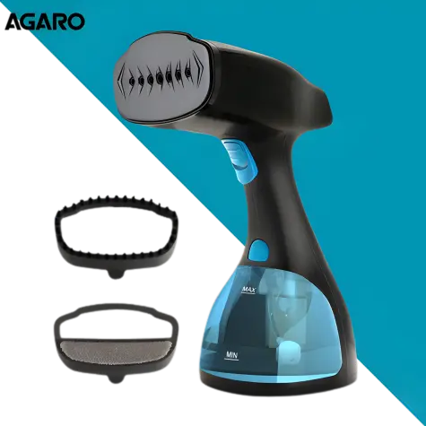 Agaro Signify Handheld Garment Steamer-Black & Blue 1