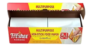 Freshee Multipurpose Non-Stick Food Paper, 20 Metre | Grease-Proof 1