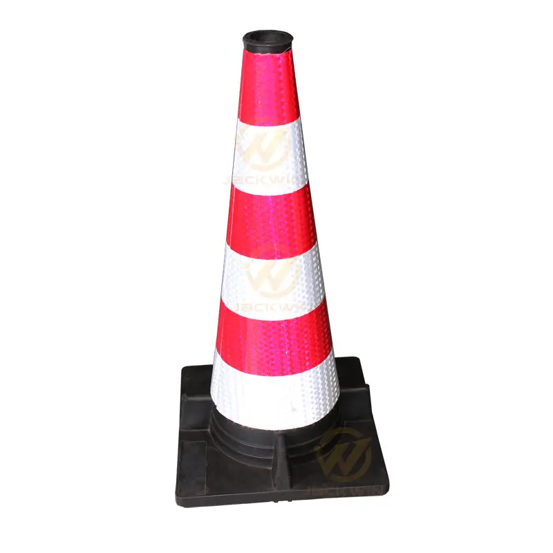 Italian Standard Rubber Traffic Cone 55Cm High 1