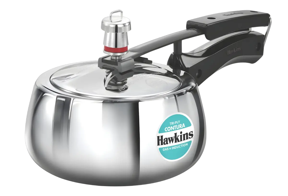 Hawkins Contura Tri-Ply Stainless Steel 3.5 Litre (Sstco35) |Induction Compatible 1