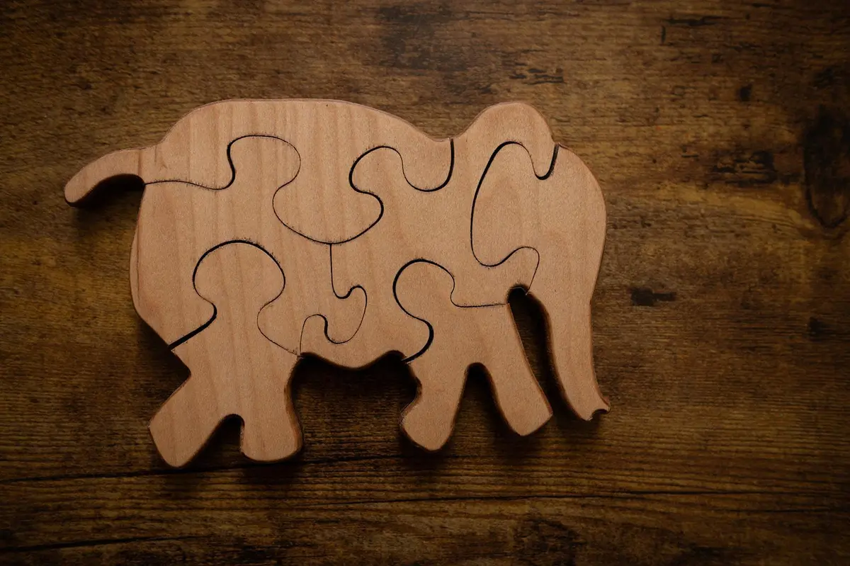 Double Sided Elephant Puzzle 1