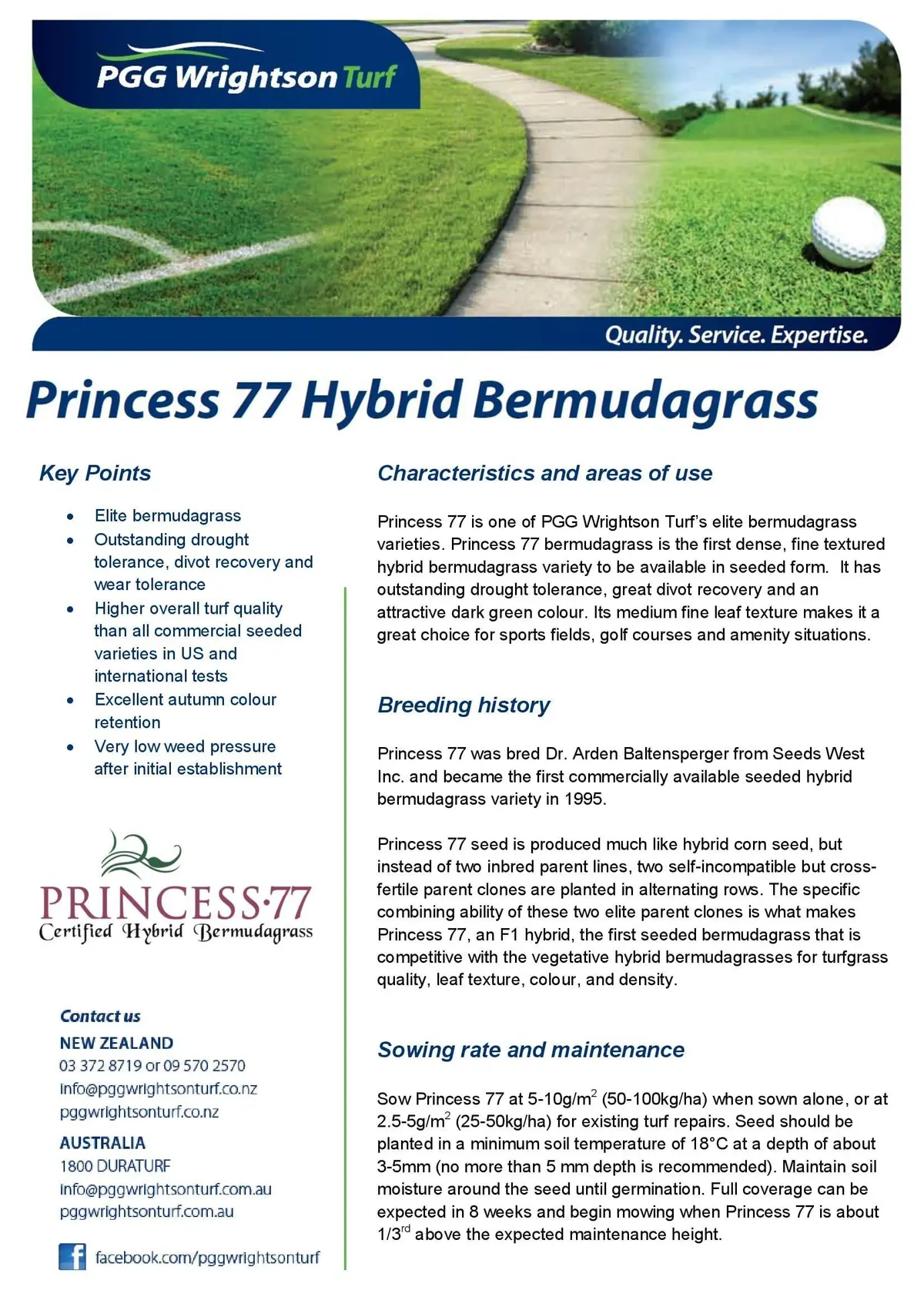 Princess 77 Hybrid Bermudagrass (11.34Kg) 1