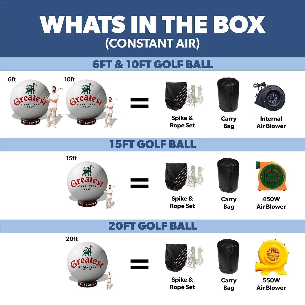 Custom Giant Inflatable Golf Ball 8