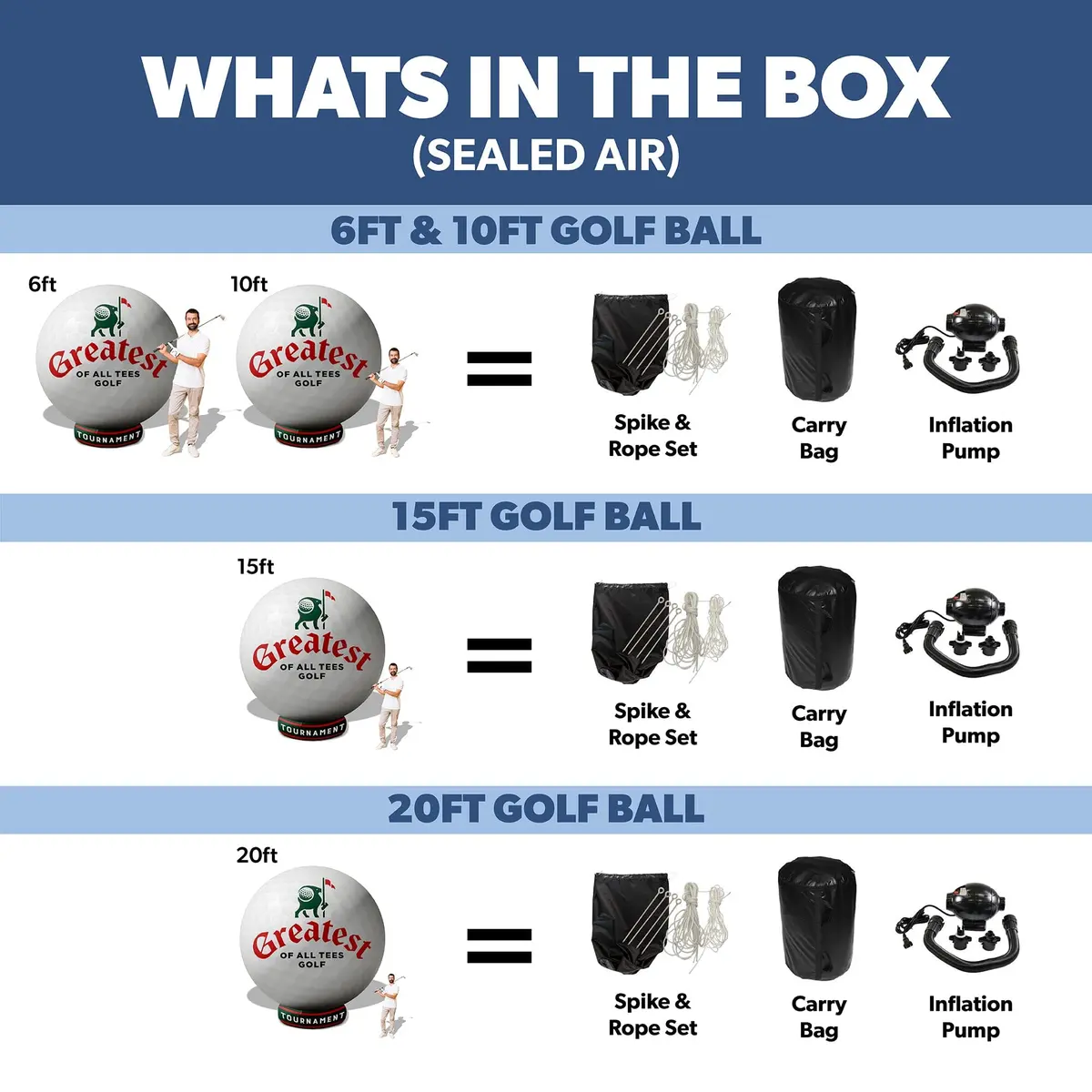 Custom Giant Inflatable Golf Ball 9
