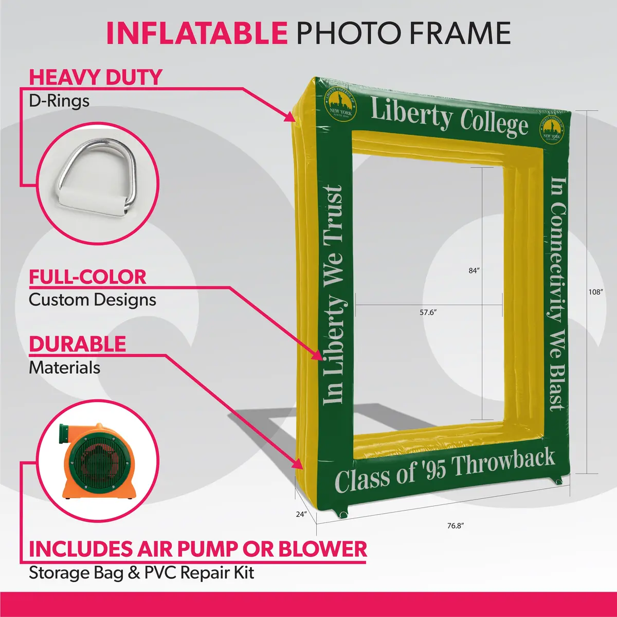 Custom Giant Inflatable Photo Frame 2